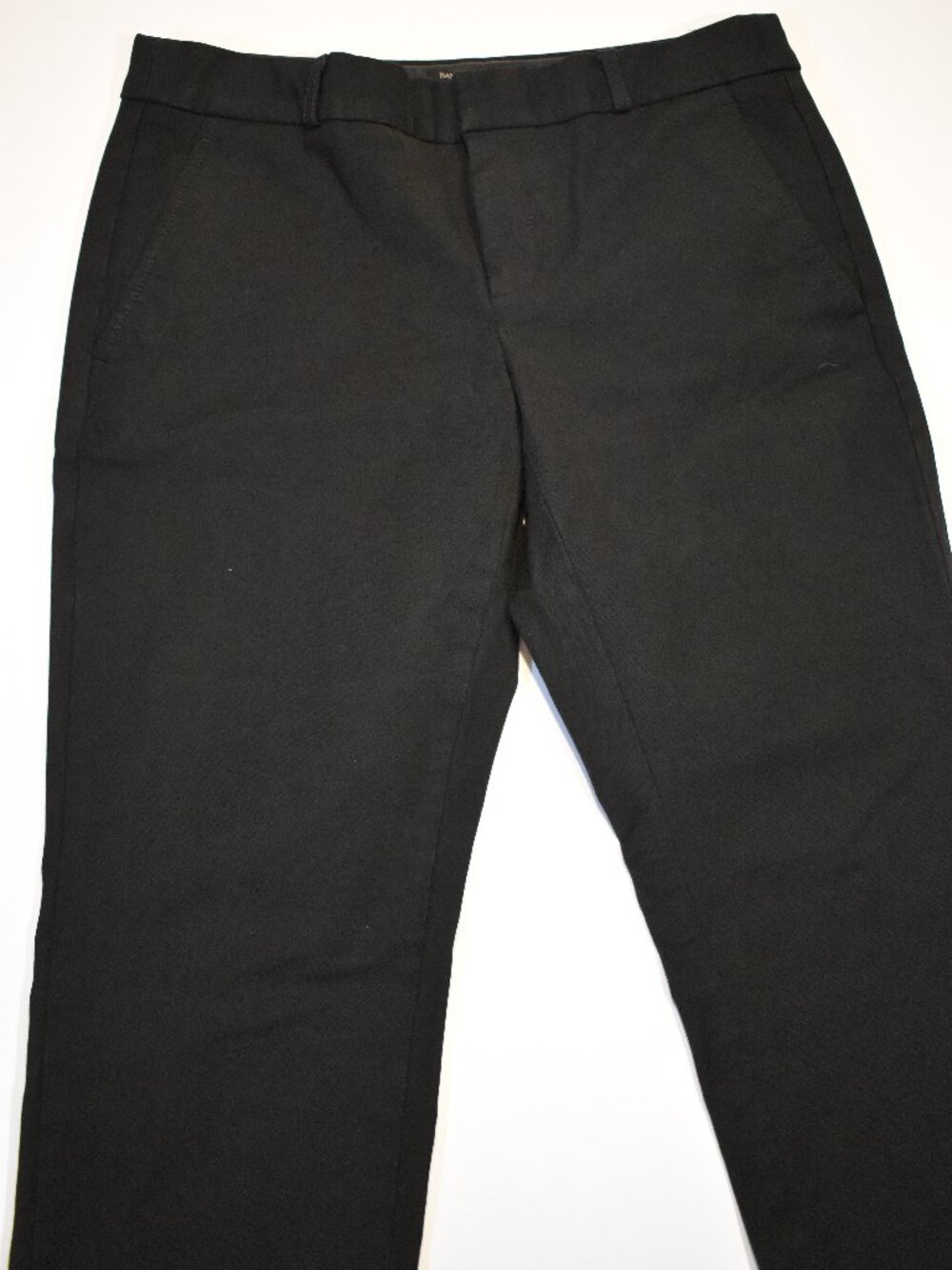 Banana Republic Ryan Womens Size 4 Black Dress Pants Straight Leg Career Trouser